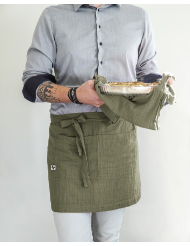 Tablier de Chef "Gaïa" 45 x 80 cm...