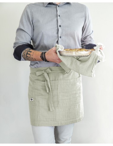 Tablier de Chef "Gaïa" 45 x 80 cm...