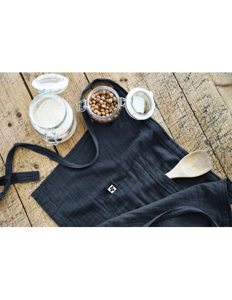 Tablier de Chef "Gaïa" 45 x 80 cm "Gaze de Coton" l'Effet Papillon