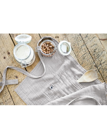 Tablier de Chef "Gaïa" 45 x 80 cm "Gaze de Coton" l'Effet Papillon