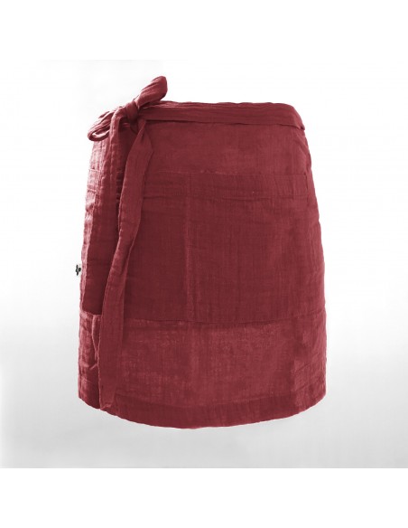 Tablier de Chef "Gaïa" 45 x 80 cm "Gaze de Coton" l'Effet Papillon