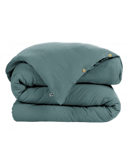 Housse de couette "Gaïa" 200 x 200 Gaze de Coton l'Effet Papillon