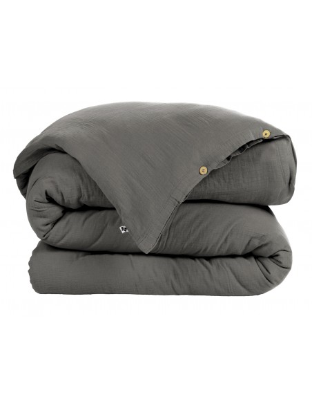 Housse de couette "Gaïa" 260 x 240 Gaze de Coton l'Effet Papillon