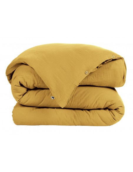 Housse de couette "Gaïa" 280 x 240 Gaze de Coton l'Effet Papillon