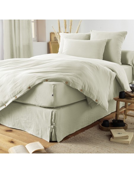 Housse de couette "Gaïa" 280 x 240 Gaze de Coton l'Effet Papillon