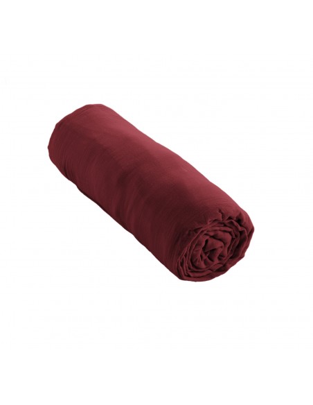 Drap housse "Gaïa" 90 x 190 bonnet de 30 cm "Gaze de Coton" l'Effet Papillon