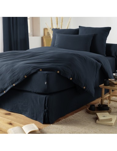 Drap housse "Gaïa" 140 x 190 bonnet...
