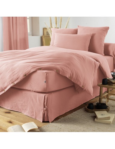 Drap housse "Gaïa" 160 x 200 bonnet...