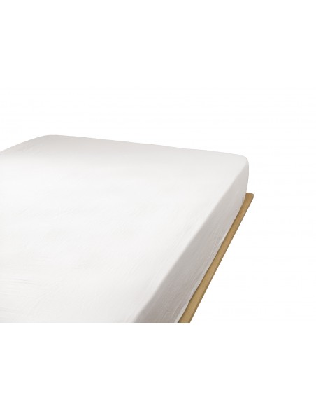 Drap housse "Gaïa" 200 x 200 bonnet de 30 cm "Gaze de Coton" l'Effet Papillon
