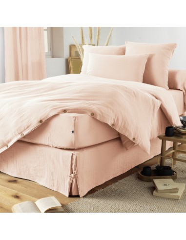 Drap housse "Gaïa" 200 x 200 bonnet...