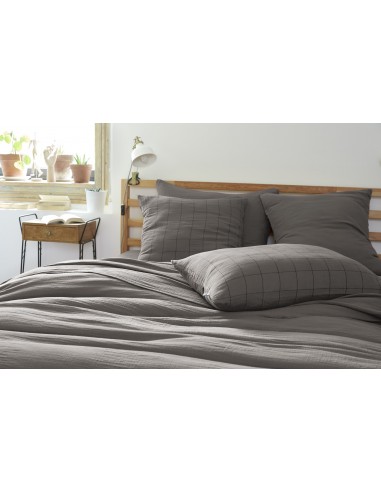 Taie d'oreiller Tissé-teint grands...