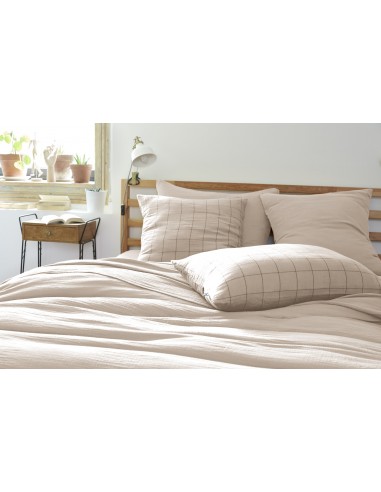 Taie d'oreiller Tissé-teint grands...