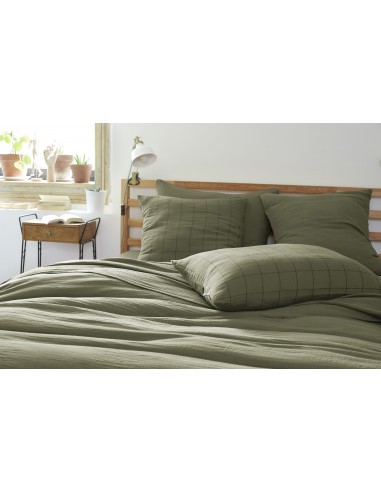 Taie d'oreiller Tissé-teint grands...