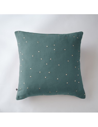 Taie d'oreiller Pois Doré Déco "Gaïa...