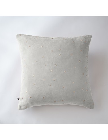 Taie d'oreiller Pois Doré Déco "Gaïa...