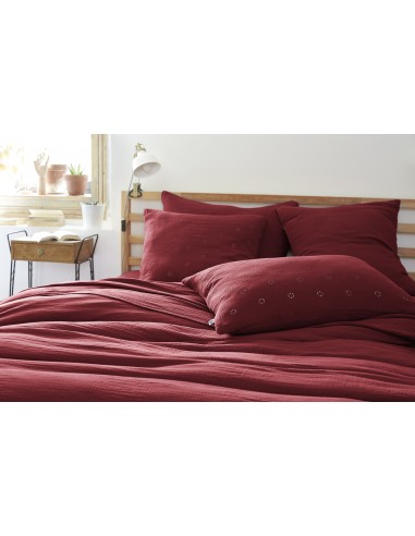 Taie d'oreiller Brodée Déco "Gaïa...