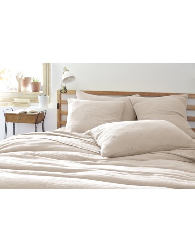 Taie d'oreiller Brodée Déco "Gaïa...