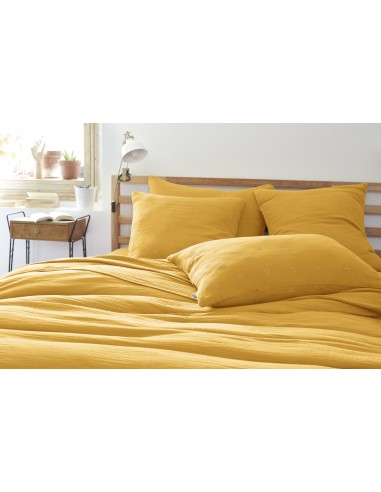 Taie d'oreiller Brodée Déco "Gaïa...