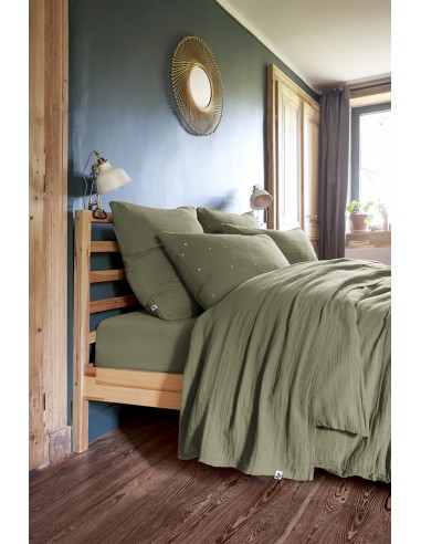 Drap plat "Gaïa" 240 x 300 cm Gaze de...