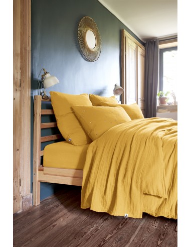 Drap plat "Gaïa" 240 x 300 cm Gaze de...