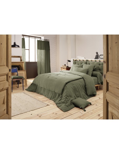 Drap plat "Gaïa" 270 x 300 cm Gaze de Coton l'Effet Papillon