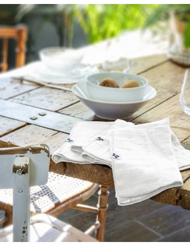 Lot de 3 serviettes de table "Gaïa"...