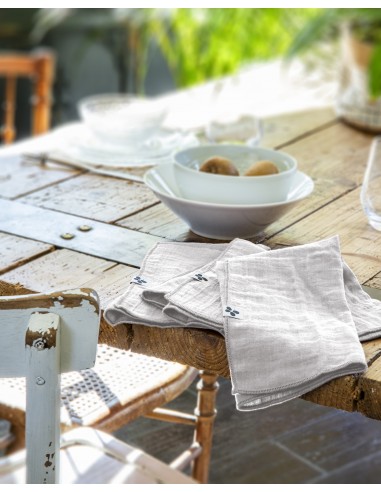 Lot de 3 serviettes de table "Gaïa"...