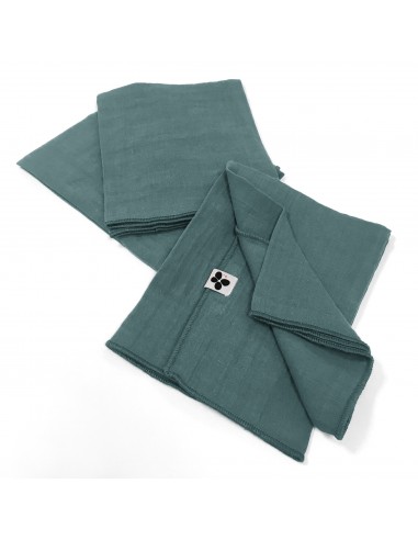 Lot de 3 serviettes de table "Gaïa"...