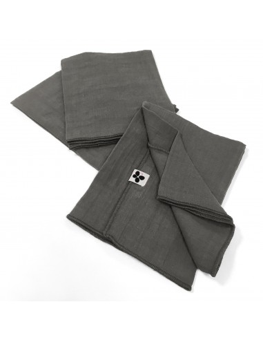 Lot de 3 serviettes de table "Gaïa"...