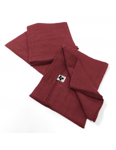 Lot de 3 serviettes de table "Gaïa"...