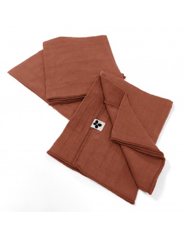 Lot de 3 serviettes de table "Gaïa"...