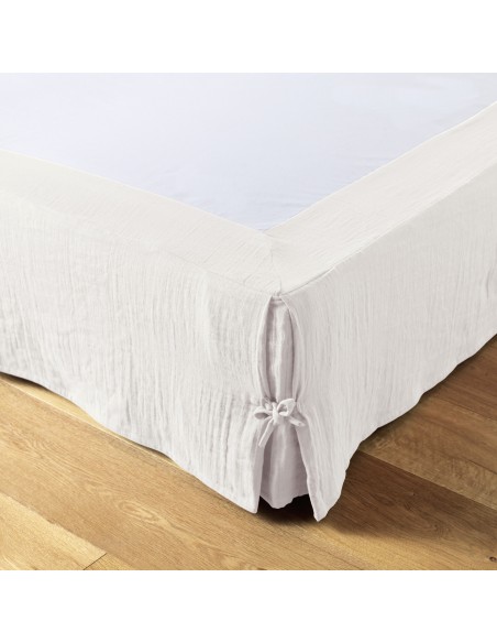 Cache-sommier "Gaïa" 140 x 190 cm Gaze de Coton l'Effet Papillon