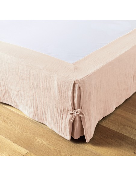 Cache-sommier "Gaïa" 140 x 190 cm Gaze de Coton l'Effet Papillon