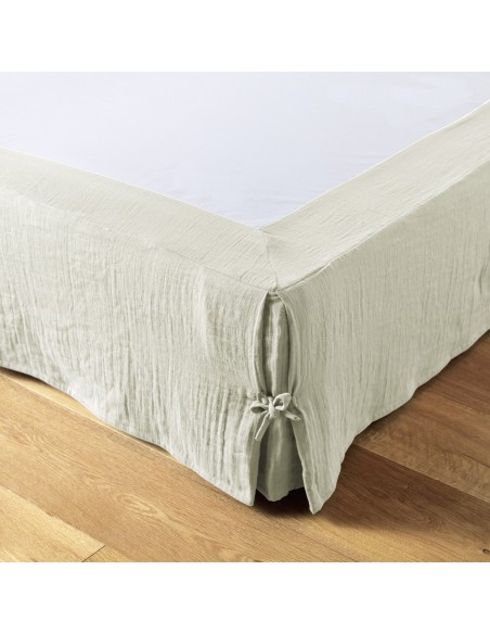 Cache-sommier "Gaïa" 140 x 190 cm Gaze de Coton l'Effet Papillon