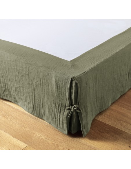 Cache-sommier "Gaïa" 140 x 190 cm Gaze de Coton l'Effet Papillon