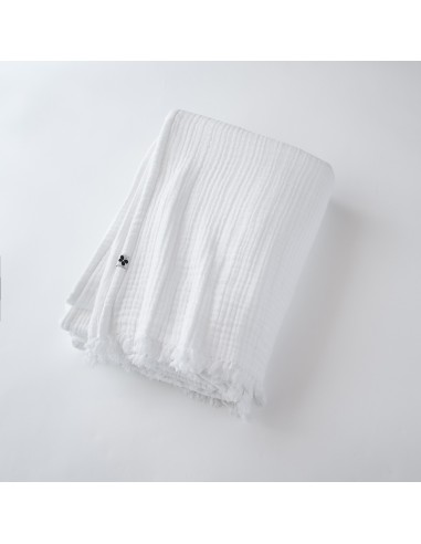 Plaid à franges "Gaïa" 130 x 160 cm...