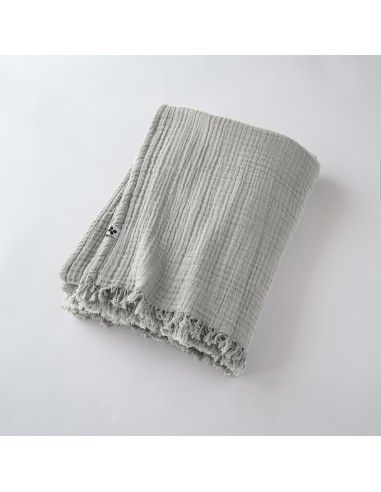 Plaid à franges "Gaïa" 130 x 160 cm...