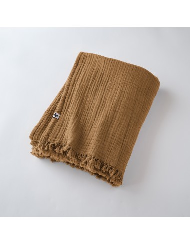 Plaid à franges "Gaïa" 180 x 220 cm...