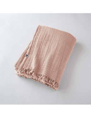 Plaid à franges "Gaïa" 180 x 220 cm...