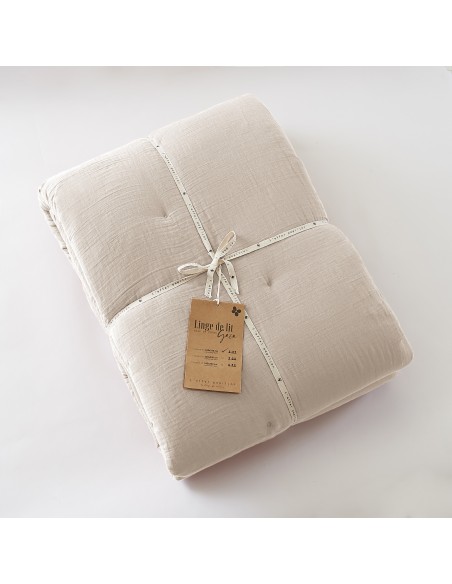 Edredon "Gaïa" 180 x 240 cm Gaze de Coton l'Effet Papillon