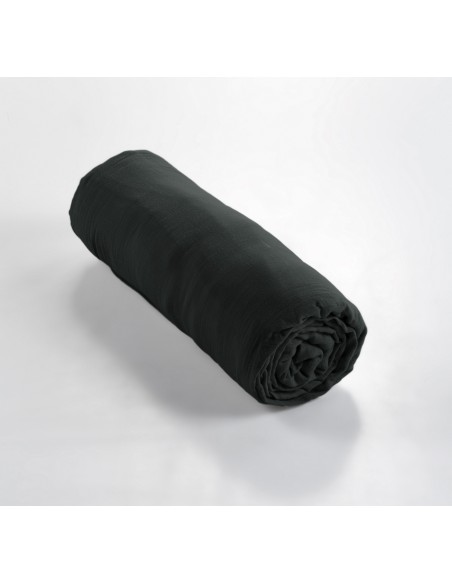 Drap housse "Gaïa" 200 x 200 bonnet de 30 cm "Gaze de Coton" l'Effet Papillon