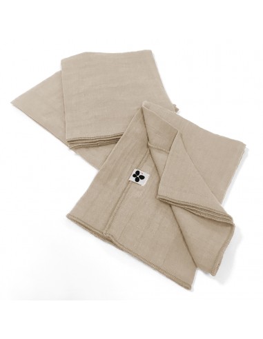 Lot de 3 serviettes de table "Gaïa"...