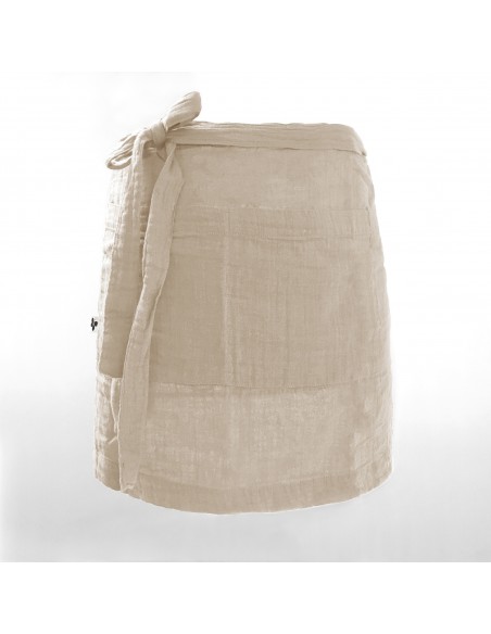 Tablier de Chef "Gaïa" 45 x 80 cm "Gaze de Coton" l'Effet Papillon