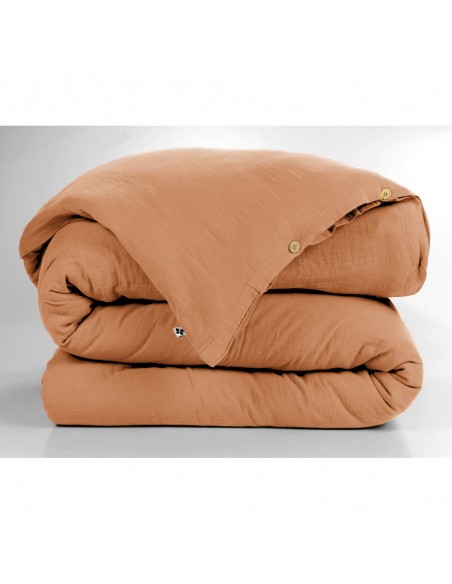 Housse de couette "Gaïa" 280 x 240 Gaze de Coton l'Effet Papillon