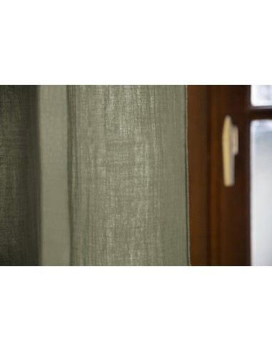 Rideau ajustable + 8 anneaux pince...