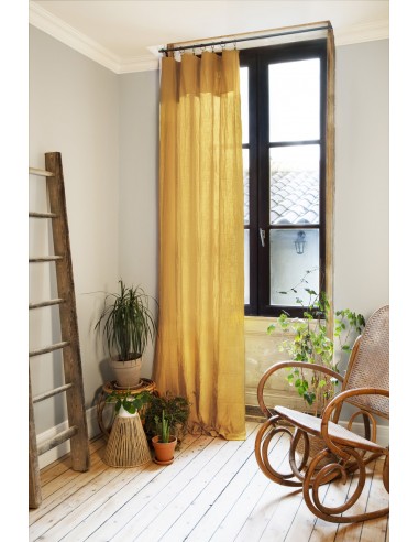 Rideau ajustable + 8 anneaux pince...