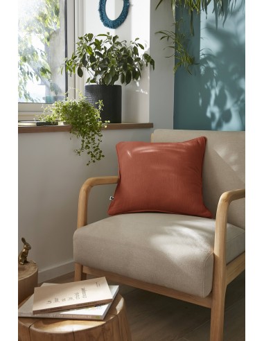 Coussin déhoussable avec passepoil...