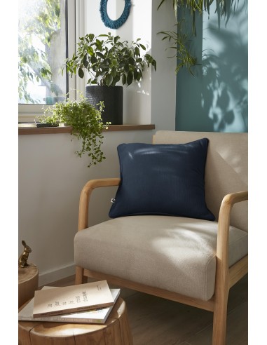 Coussin déhoussable avec passepoil...