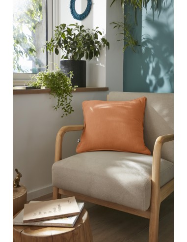 Coussin déhoussable avec passepoil...