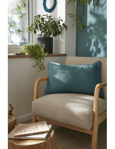 Coussin déhoussable avec passepoil...